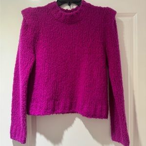 Naadam cashmere fusion sweater with shoulder detail XS